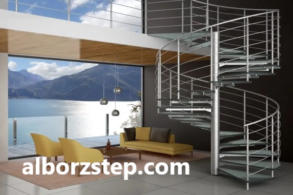 بهترین طراحی و تولید پله پیچ در استان البرز | البرز استپ