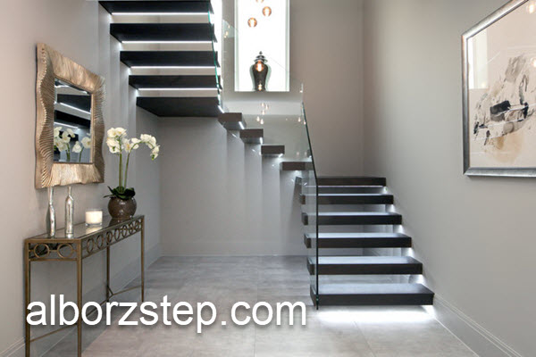 قیمت اجرای پله معلق در کرج | البرز استپ