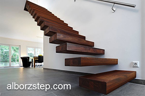 خدمات طراحی و ساخت پله معلق در تهران | البرز استپ