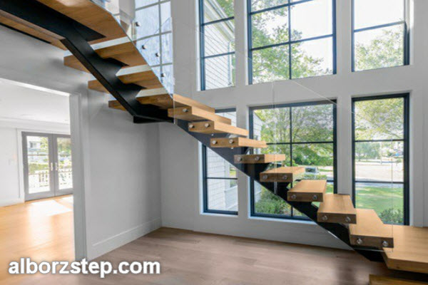 ویژگی های پله فلزی سازه میانی | البرز استپ
