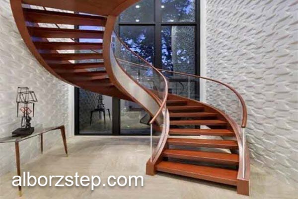 اجرای پله گرد در کرج | البرز استپ