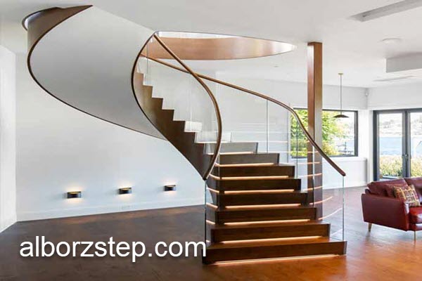نصب پله گرد با بهترین کیفیت | البرز استپ