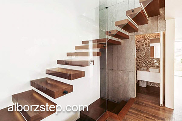 طراحی و اجرای پله معلق در کرج | البرز استپ