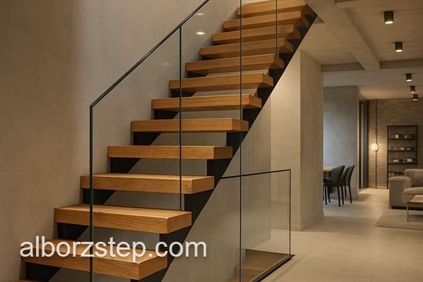 سازنده انواع مدل های پله چوبی در کردان | البرز استپ