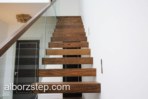 بهترین مجری و نصاب پله معلق چوبی | البرز استپ
