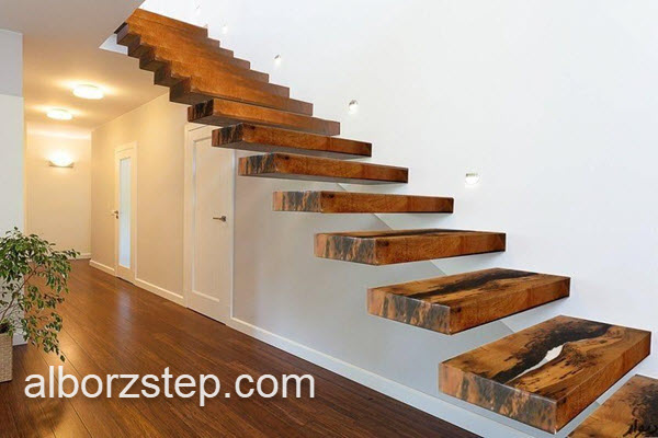 برترین مجری پله معلق چوبی در کردان | البرز استپ