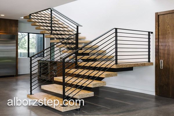 ساخت و اجرای پله محور میانی | البرز استپ