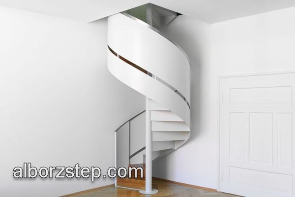 Design-and-construction-of-various-types-of-spiral-staircases-in-Pasdaran-alborzstep.com طراحی و نصب انواع پله گرد | البرز استپ
