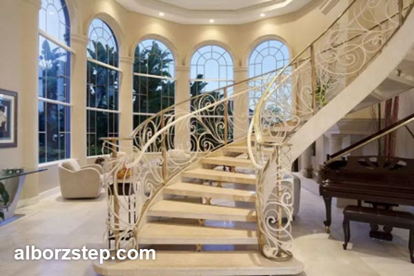 how-much-does-a-duplex-staircase-next-to-a-wall-cost-alborzstep.com قیمت پله دوبلکس کنار دیوار چقدر است؟