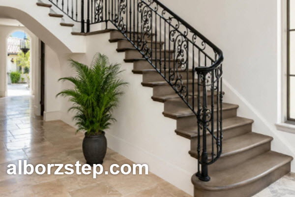 fabrication-and-installation-of-custom-designed-metal-spiral-staircases-in-tehran-alborzstep.com ساخت و اجرای پله گرد فلزی در تهران با طراحی سفارشی